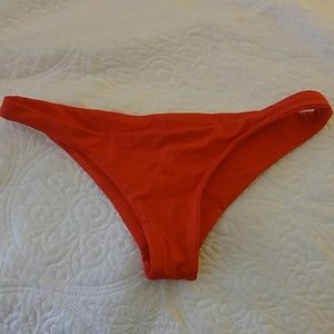 Never warn Red bikini cheeky bottoms